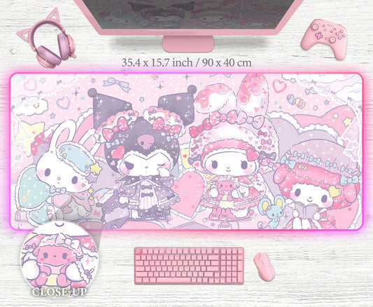 My Melody Mousepad Pink XXL